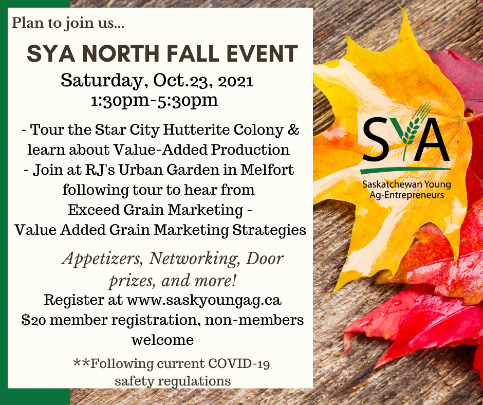 SYA Fall event north 2021